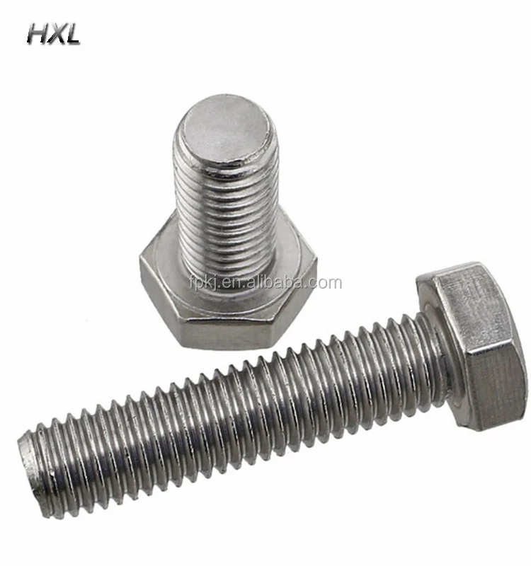 Professional hardware fastener manufacturer high tensile strength hex bolts hexagon head bolt