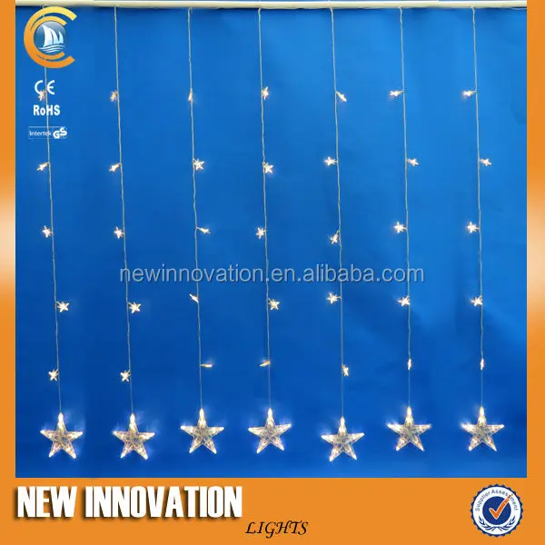 Пластиковые луна звезда занавес свет украшение партии