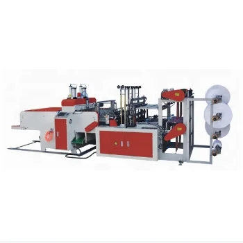 Fully-Automatic 4 Lines Cold Cutting Plastic Bag Making Machine
