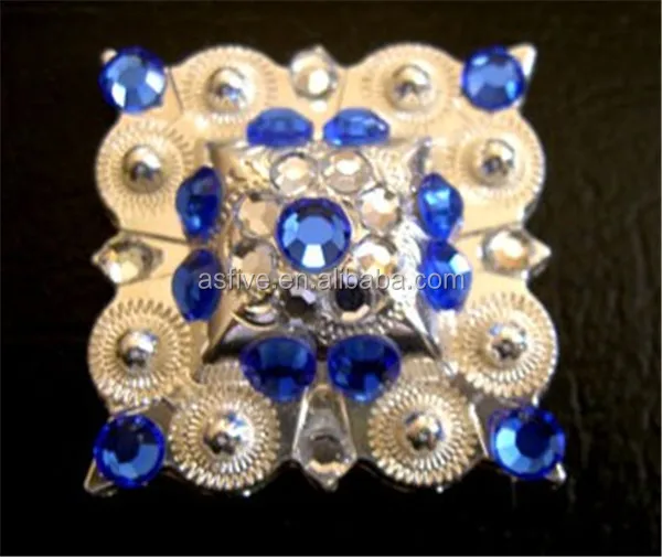 Square western conchos belt conchos for horse belts