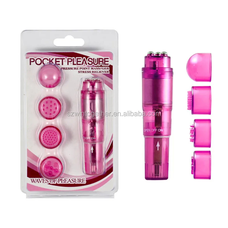 
4 pieces Replaceable Head Rocket Mini massage pen vibrator sexy toys for girls <strong><span style=