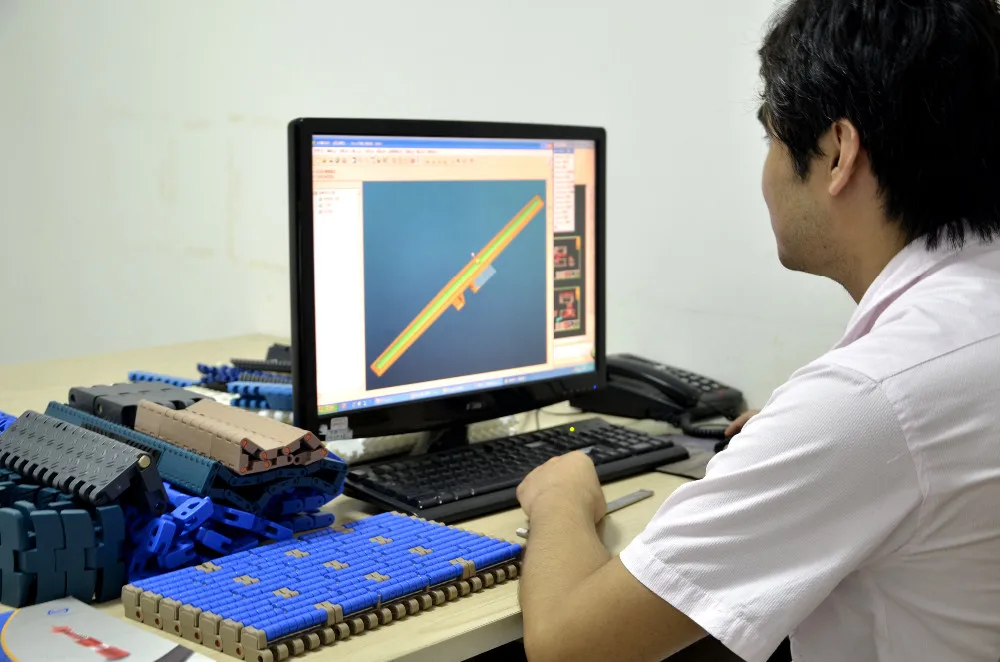 Hairise flexible sushi chain train conveyor machine