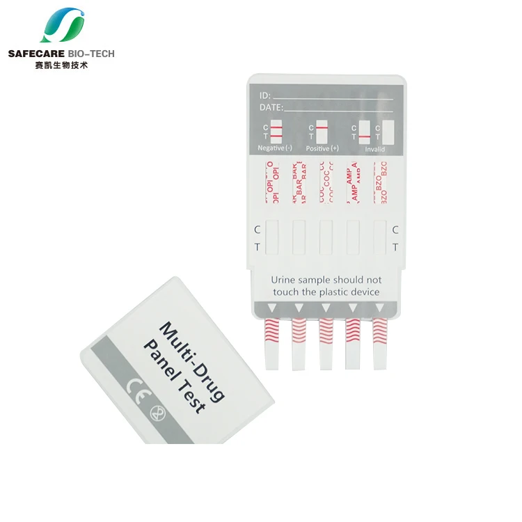 10 Панель Тест-Комплект лекарств, Главная карта тест-тест на наркотики мочи,