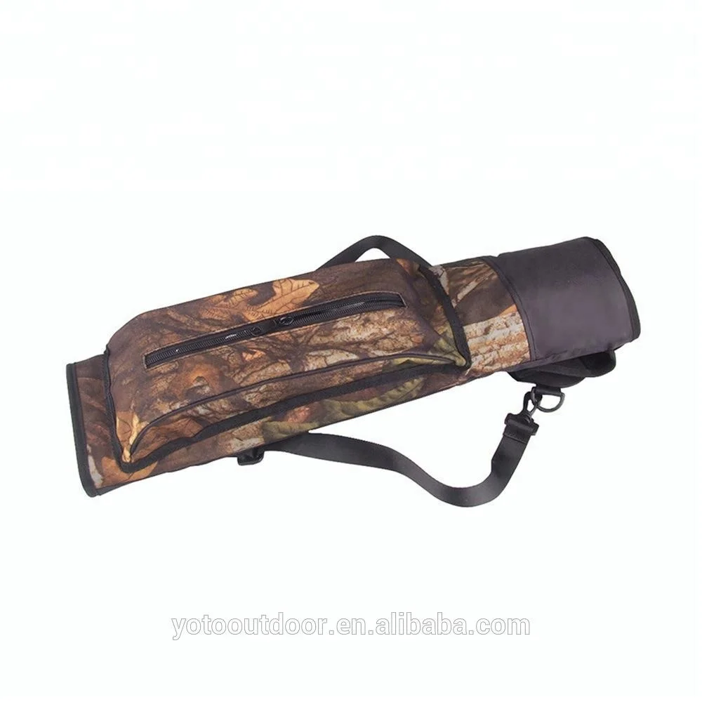 Outdoor Adventure Camouflage Oxford Archery Hunting Backpack Arrow Bag Quiver for Camping Hiking