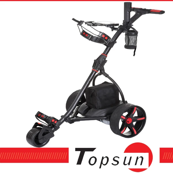 Green Golf Ground Anti-tip Remote Control push golf cart Electric Golf Trolley