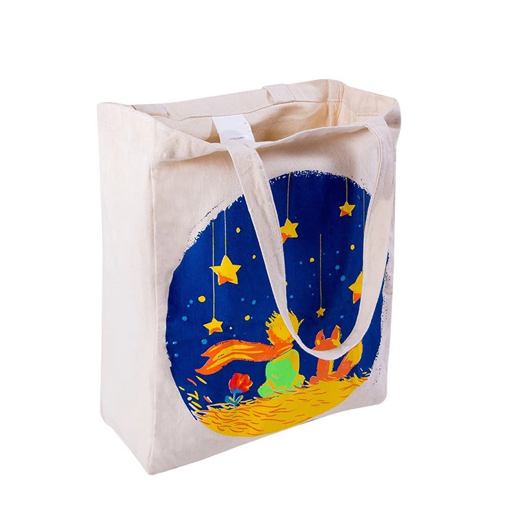 Factory Price High Quality promotional reusable eco friendly custom printed sublimation canvas tote bag