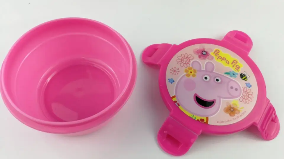 Small Round 3D Lenticular Plastic Kids Lunch Box