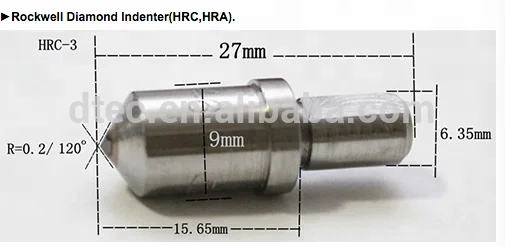 Diamond Rockwell Hardness Indenter HRC-3,hardness indneter,cone indenter