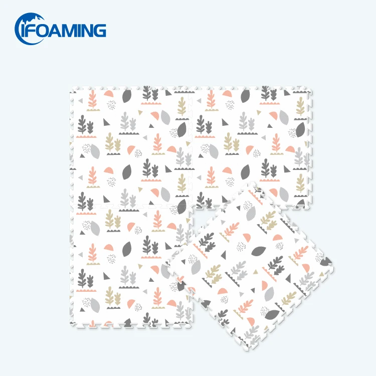 Factory sell foam mat children baby puzzle floor EVA puzzle floor  crawling mat game mat