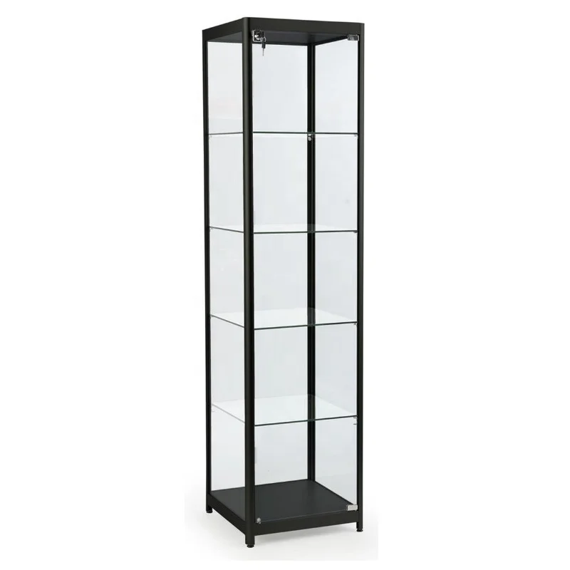 Wholesale metal frame display case for retail shops