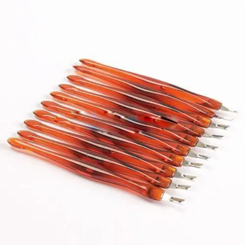 2015 New Arrival Promotion Nail Polish 10 Pcs Cuticle Pusher Cosmetic Nail Art Tool Pedicure Salon