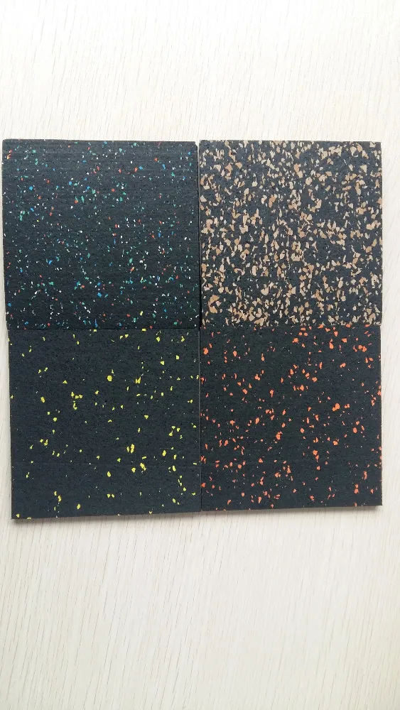 
Hawkeyfitness non-toxic crumb rubber gym mat rubber flooring 