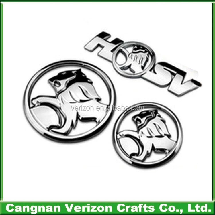 Custom ABS car badges and Chrome auto emblems, Customized emblems car badge logo