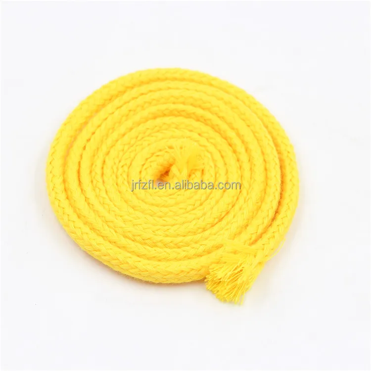 Wholesale customized braided cotton rope for garments accessory