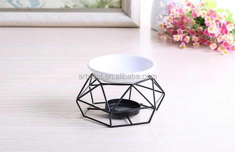 Керамическая горелка для ароматерапии, Домашний Органайзер для эфирных масел, железная декоративная горелка для мебели