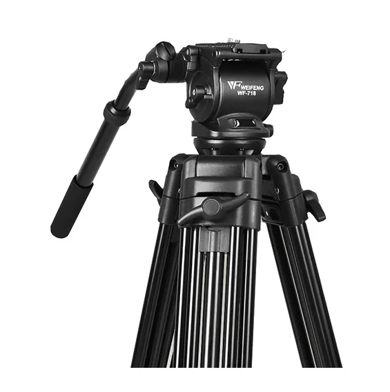 
NEW WF718 Video Tripod Portable Unipod + bag For Cameras 