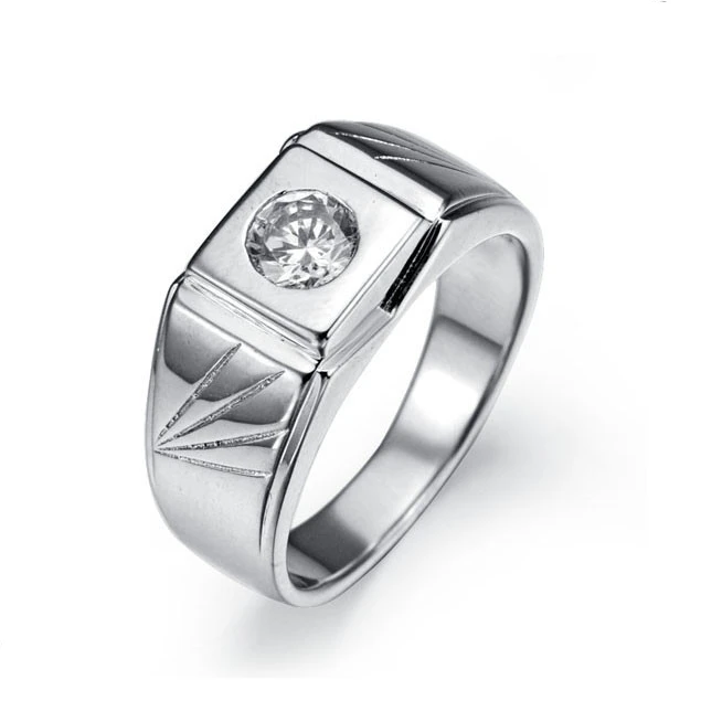 High Quality 925 silver custom mens rings
