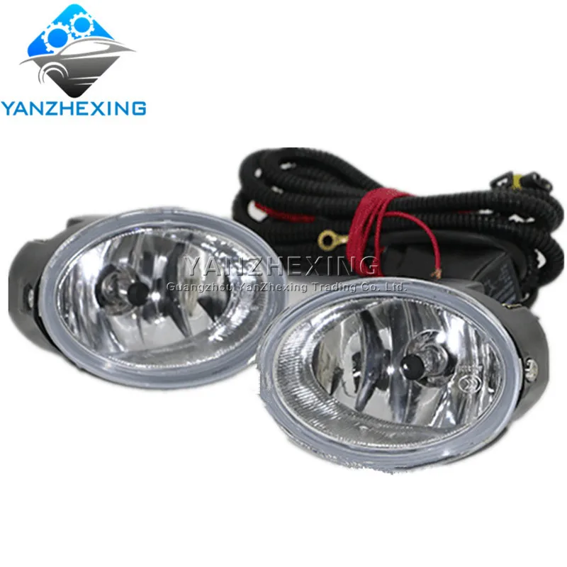 YZX Brand New Car accessories  Front bumper fog lights fog lamp kit cable wire switch for BYD F0 F3 L3