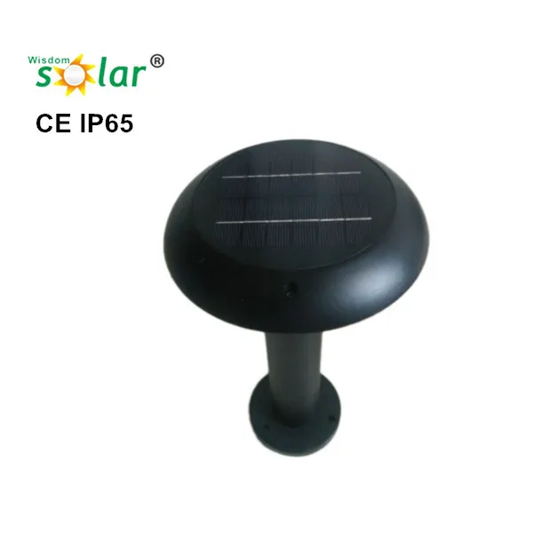 solar cell lamp bollard light garden solar lights 2-in-1 waterproof outdoor lamparas solares de led