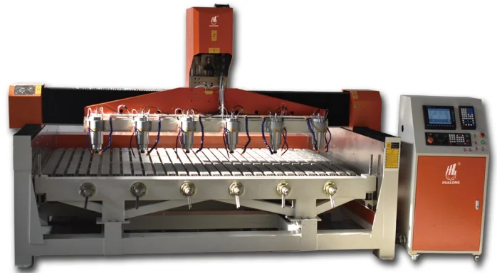 Hualong Heavy Duty High Precision 1825  CNC Carving Marble Granite Stone Engraving  Machine