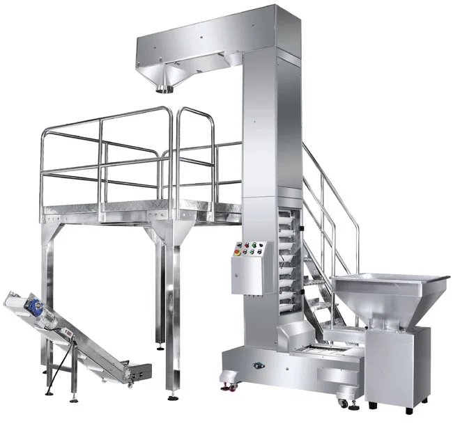 
Roasted Coffee Rice Mill Bean Grain Food Customized Z C TH Type Vertical Inclined Lift Hopper Bucket Elevator With Conveyor Belt 