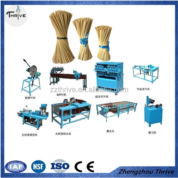 High effciency bamboo stick making machine , bamboo tooth pick machine with competitive price
