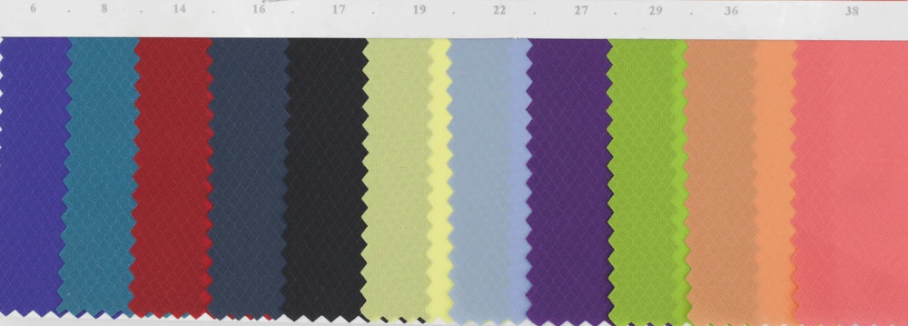 210D small prismatic pattern grid nylon fabric with PU coated