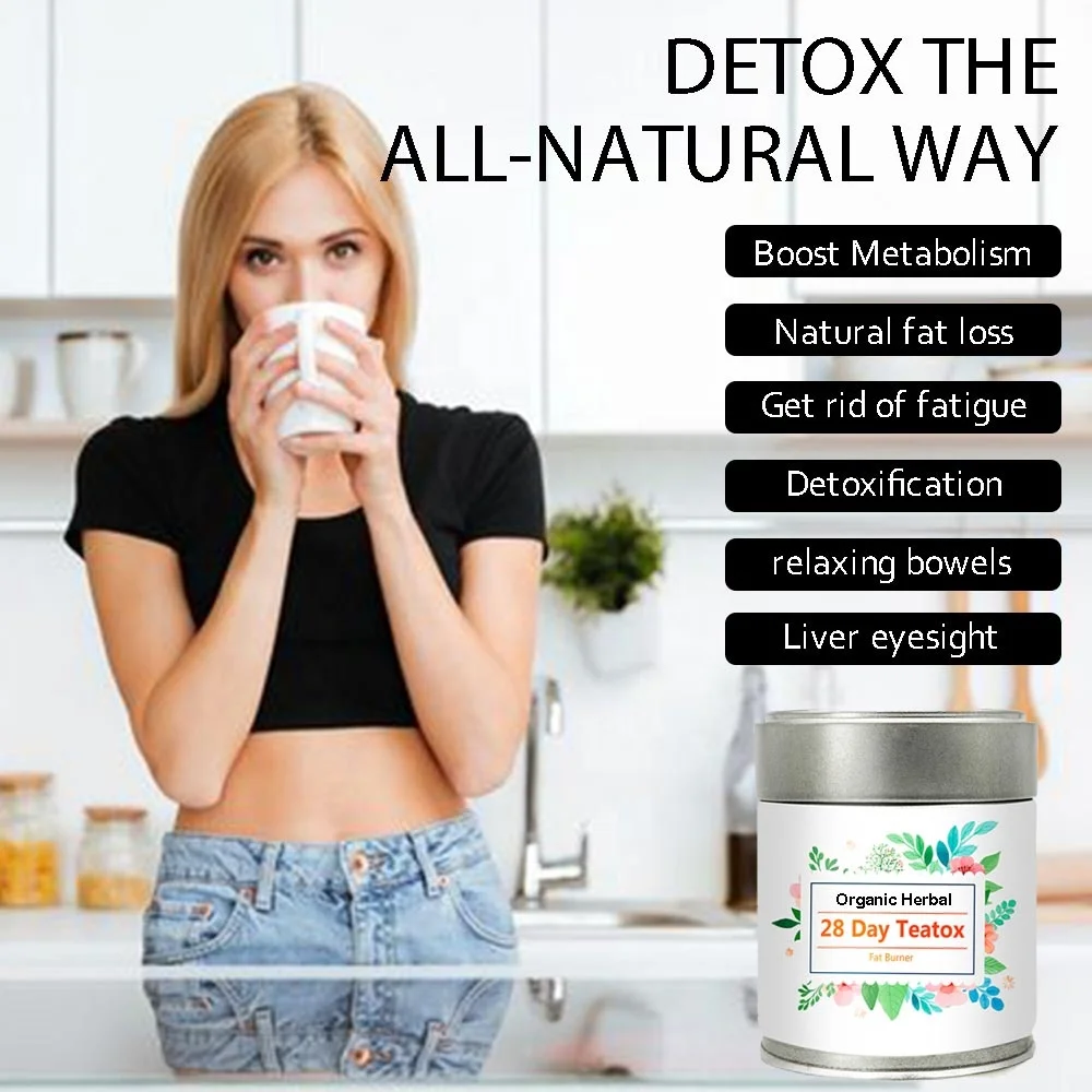 For Weight Loss Triple Leaf 14 days Detox Slim Skinny Organic Slimming Matcha Private Label Tea Droppshipping 28 Days Detox Tea