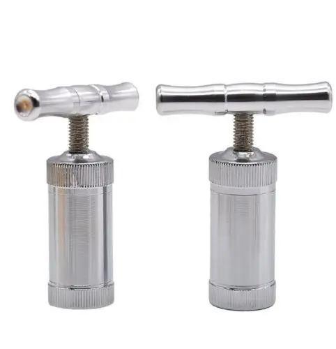 
Aluminum Pollen Press Compressor Herb Spice Tobacco Crusher Metal Pipe 