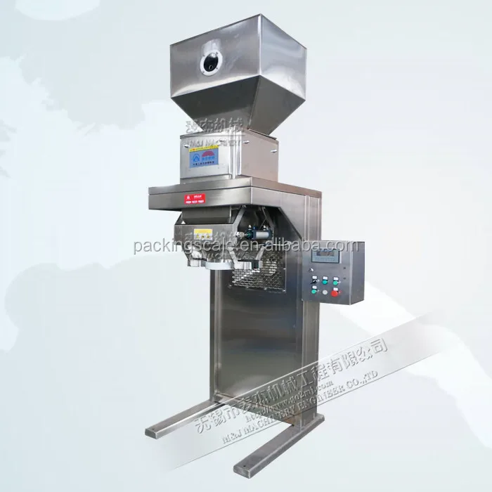 machine repacking nuts into 5kg bag