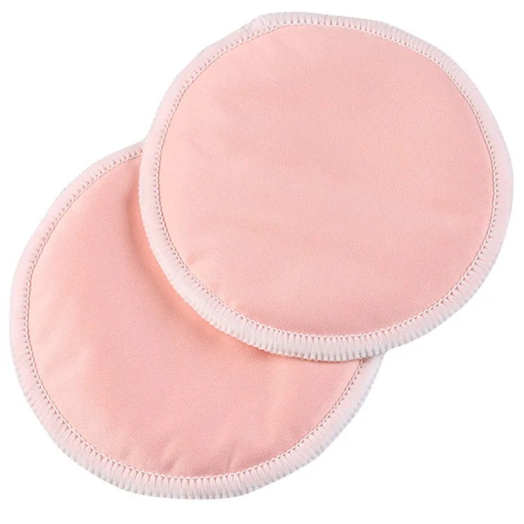 
2020 Ananbaby Contoured Plain Reusable Breastfeeding Pads Organic Bamboo Washable Colorful Nursing Pads 
