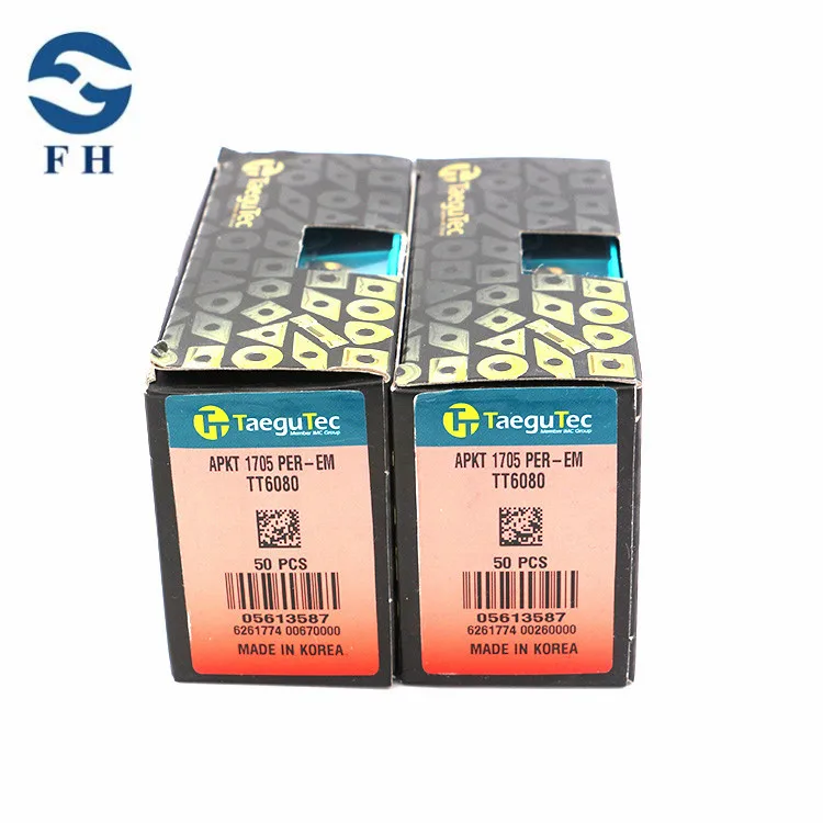 Taegutec inserts milling tools tungsten cutting tool APKT1705PER-EM TT6080