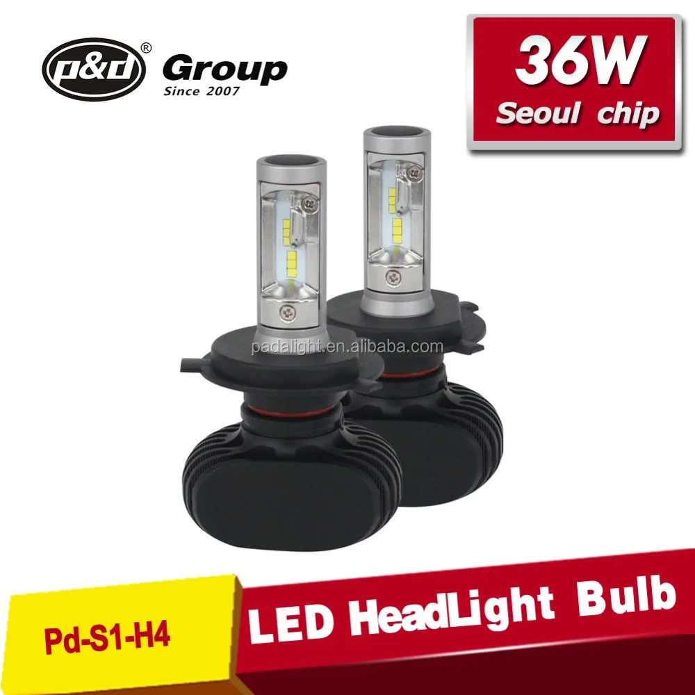 S1 36 Вт 9006 H4 светодиодные фары Лампа накаливания, 9004 светодиодные фары, светодиодные фары автомобиля kit