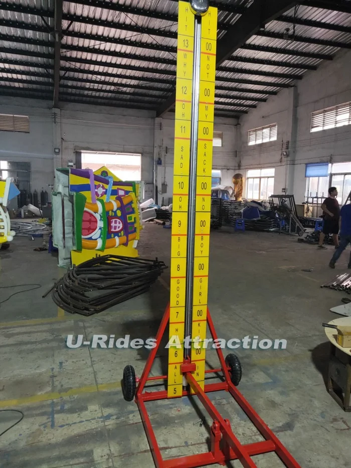 17ft U-Rides Amusement hammer High striker For Carnival Events