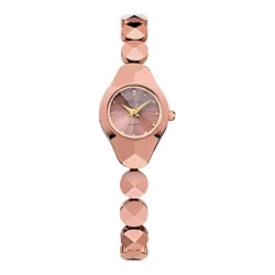 Waterproof lady classic luxury quartz watch for women rose gold bracelet watch women