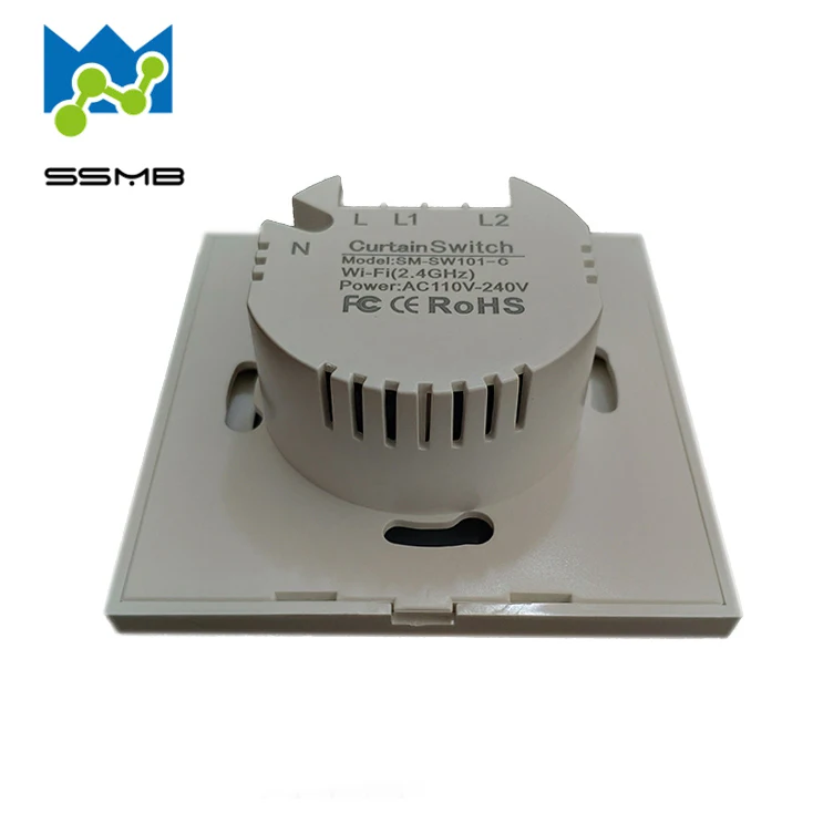 
Automatic Timing Mobile Phone Control Touch Screen Curtain Smart Wall Switch 