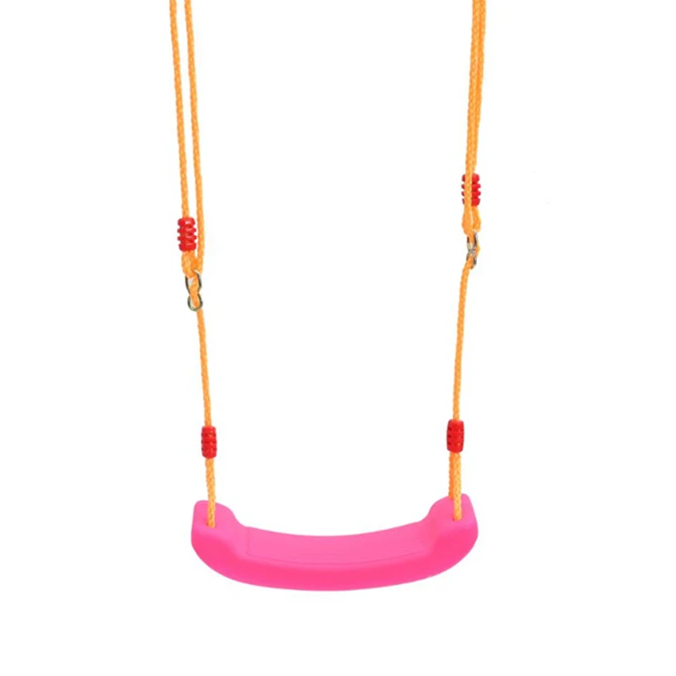 Уличные пластиковые детские качели с ремнем, детские качели из полиэтилена