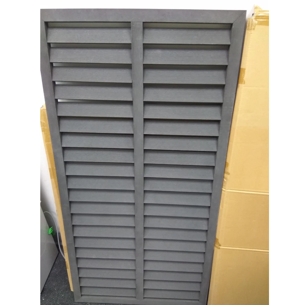 
Wood Plastic Composite Decking China WPC Shutter Louvers for WPC Window Frame 