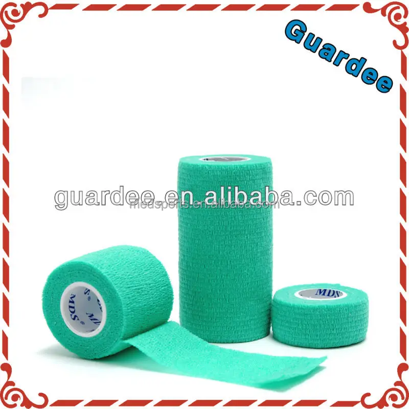 Высококачественный нетканый когезионный клейкий бандаж для ветеринарии