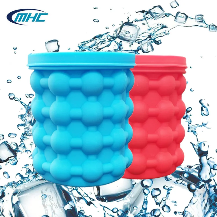 Fast Delivery Custom Design Ice Wine Beer Storage Silicone Ice Bucket