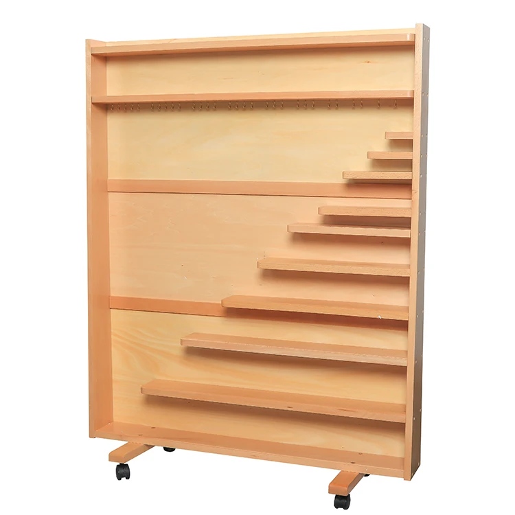 Wooden educational digital boards for schools learning math toys Set of beads and cabinet