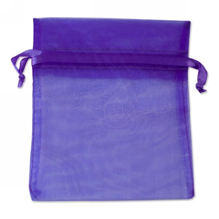 
Small Organza Gift Bag/Custom Printed Organza Bag/Wholesale Drawstring Organza Bag 