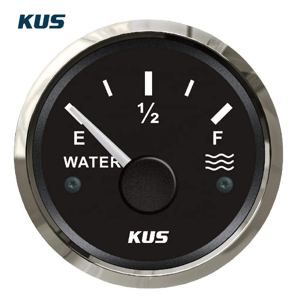 
KUS SEA-V Series Water Level Gauge, Caravan Gauge, RV gauge, 52mm 
