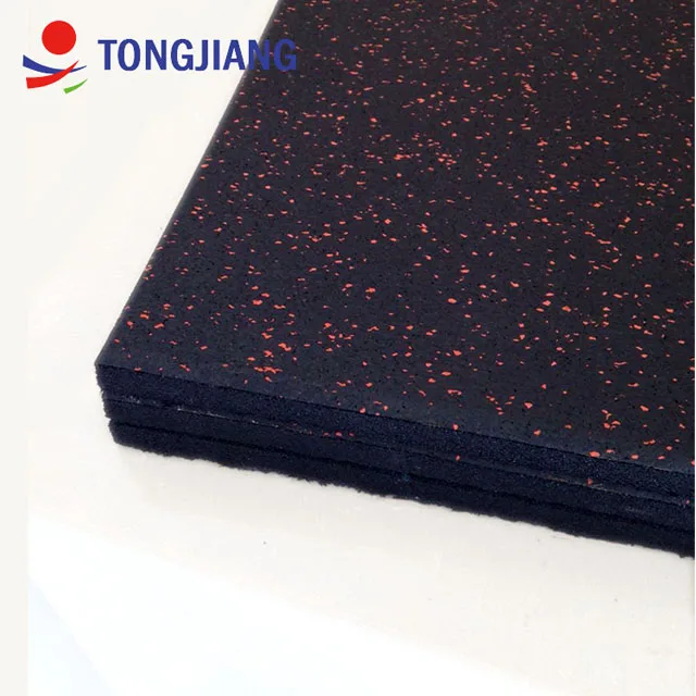 
TJ Gymnasium Aerobic Cardio Fitness Sports Equipment Rubber Epdm Roll Interlocking Flooring Matting Tiles 