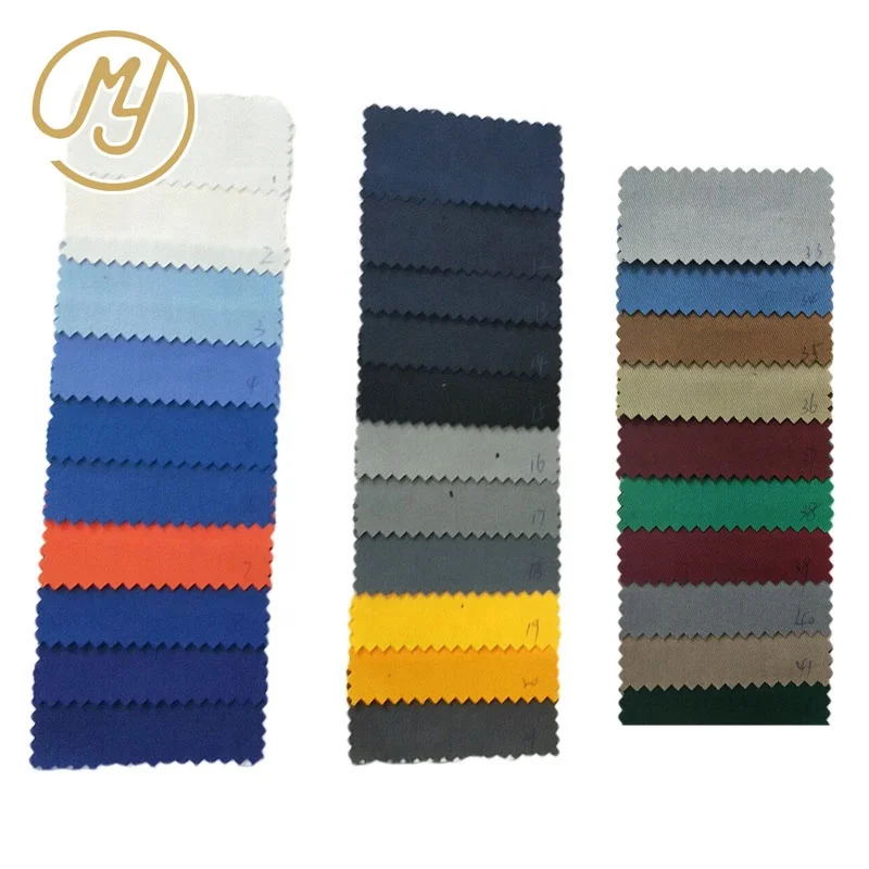108*58, 200gsm Stock Wholesale Work Suit TC Polyester Cotton Twill Fabric For Uniform