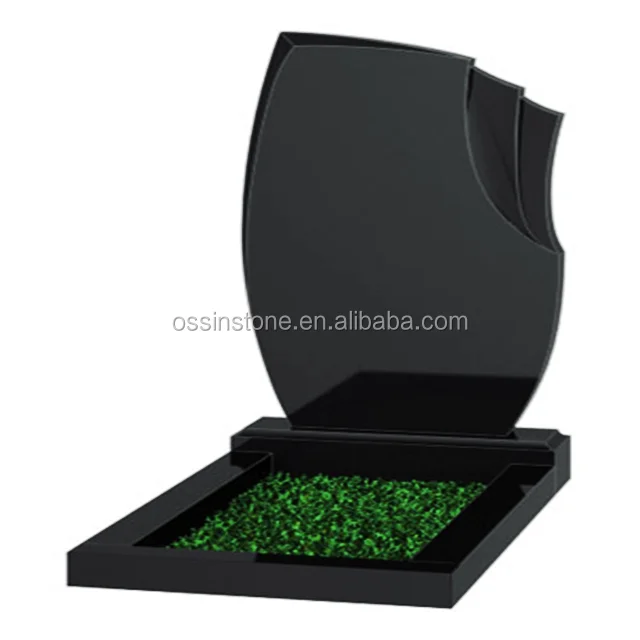 Absolute Natural Black Granite Tombstone