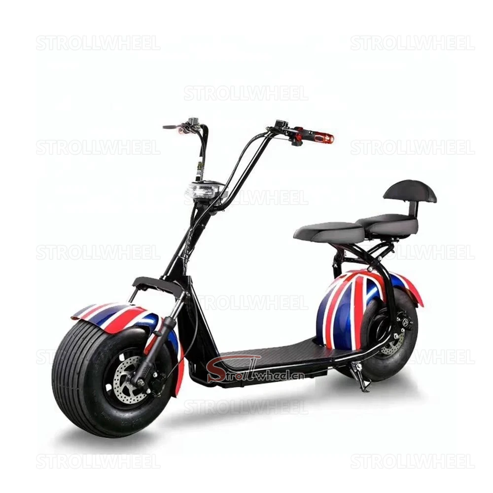 2023 Year The Most Fashionable City Coco 2 Wheel Electric Scooter for Adult Electric Motorcycle Ce OEM Unisex 60V 1000W Citycoco