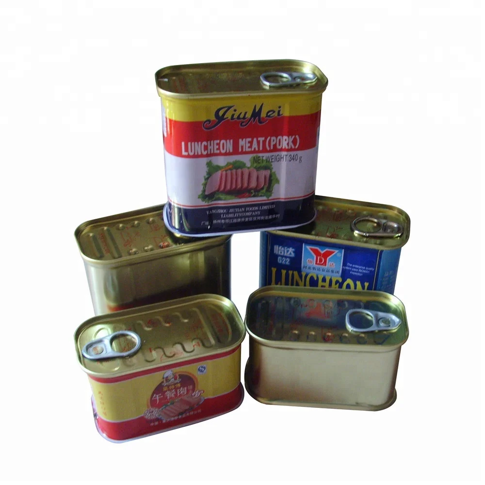 empty luncheon meat tin cans for food canning