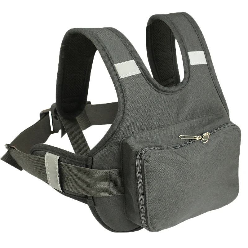 Reflective folding walking safety child harness motorcycle seat belt