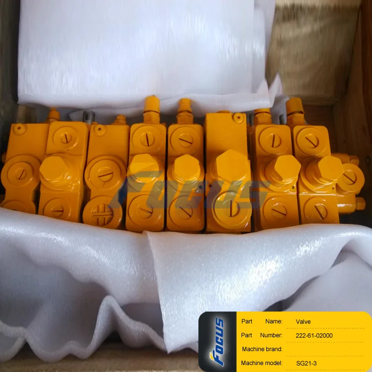 SHANTUI Motor Grader Spare Parts SG21 SG21-3  Valve 222-61-02000